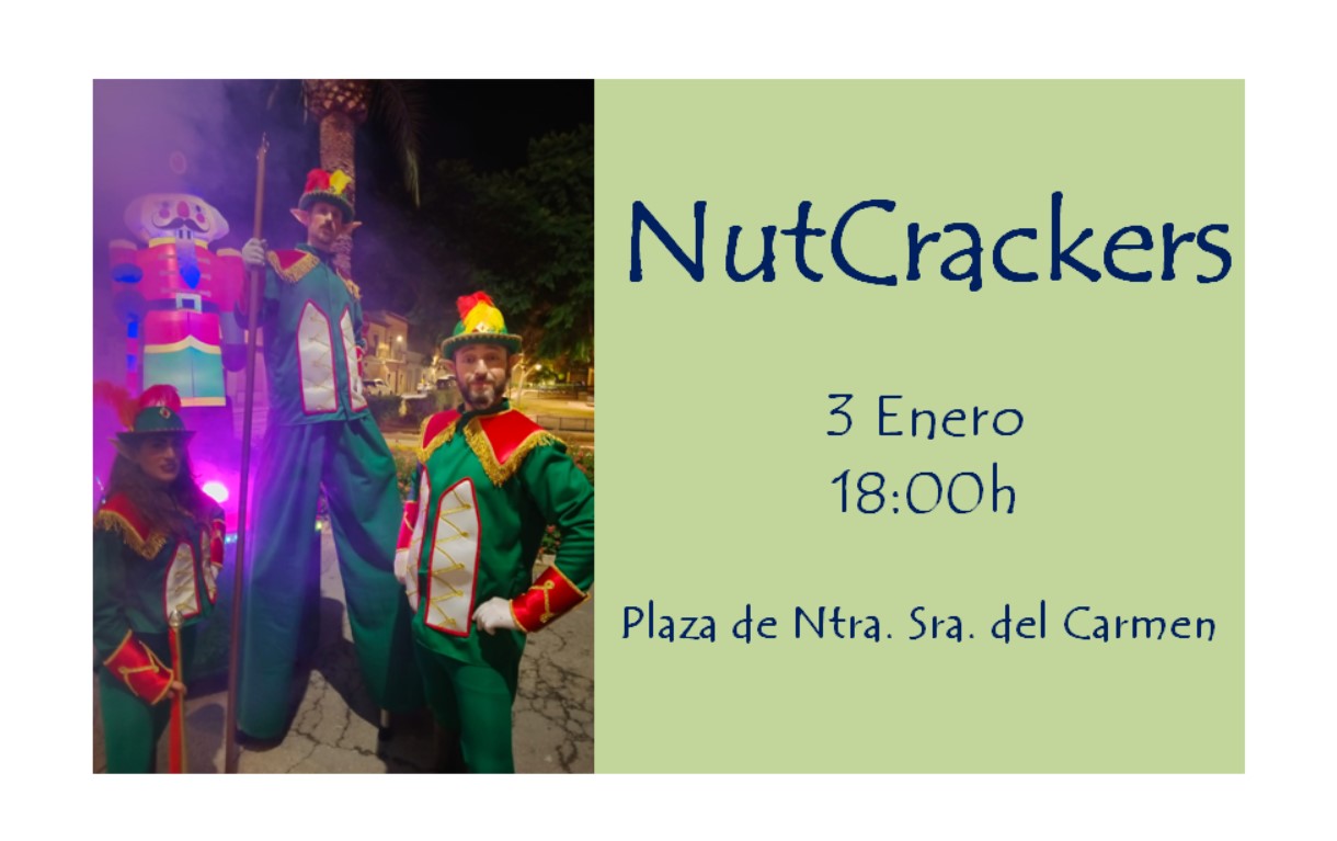 NutCrackers, animación infantil para esta tarde a las 18h en la Plaza