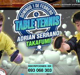 Caudete se convierte en el epicentro del tenis de mesa con una jornada de tecnificación