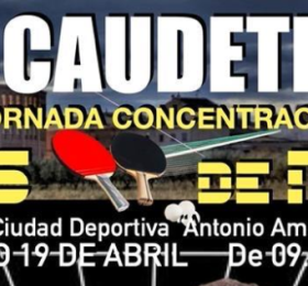 Caudete acoge las II jornadas de tecnificación de tenis de mesa