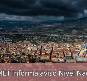 AEMET informa aviso meteorológico Nivel Naranja por Fenómeno de lluvias