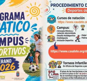 La Concejalía de Deportes presenta la programación deportiva de verano 2026
