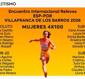 La atleta Cristina Asensio hace historia al ser seleccionada por España para el encuentro internacional de relevos