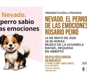 La Biblioteca de Caudete acoge la presentación del cuento emocional Nevado. El perro sabio de las emociones
