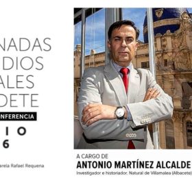 Esta tarde continúan las jornadas de Estudios Locales con la ponencia “Historia territorial y política de la provincia de Albacete”, a cargo de Antonio Martínez Alcalde