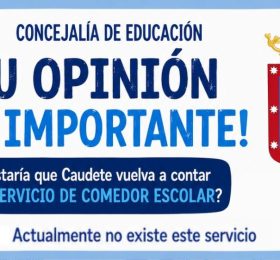 Consulta a las familias sobre la recuperación del servicio de Comedor Escolar en Caudete