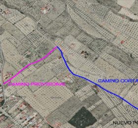AVISO INFORMATIVO: Corte temporal del Camino de Los Viñales por obras de la línea de impulsión