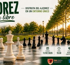 Caudete se prepara para disfrutar del “Ajedrez al Aire Libre” en un entorno único en el Paseo Luis Golf