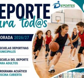 La Concejalía de Deportes de Caudete presenta su amplia oferta de “Deporte para Tod@s” para la temporada 2026/2027