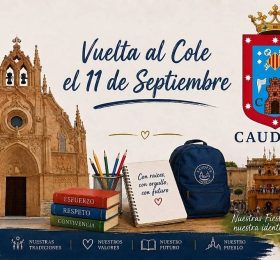 Se informa del inicio de las clases en Caudete el 11 de septiembre