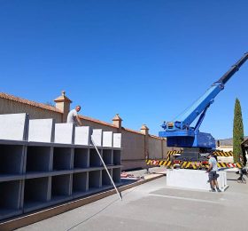 Comienzan las obras de construcción de 66 nuevos nichos en el Cementerio Municipal de Caudete