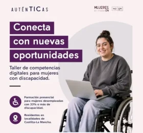 Inserta Empleo impulsa la inclusión digital de las mujeres con discapacidad en Caudete a través del programa AuténTICas