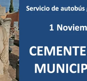 El Ayuntamiento ofrecerá un año más el servicio gratuito de autobús al Cementerio el próximo 1 de noviembre